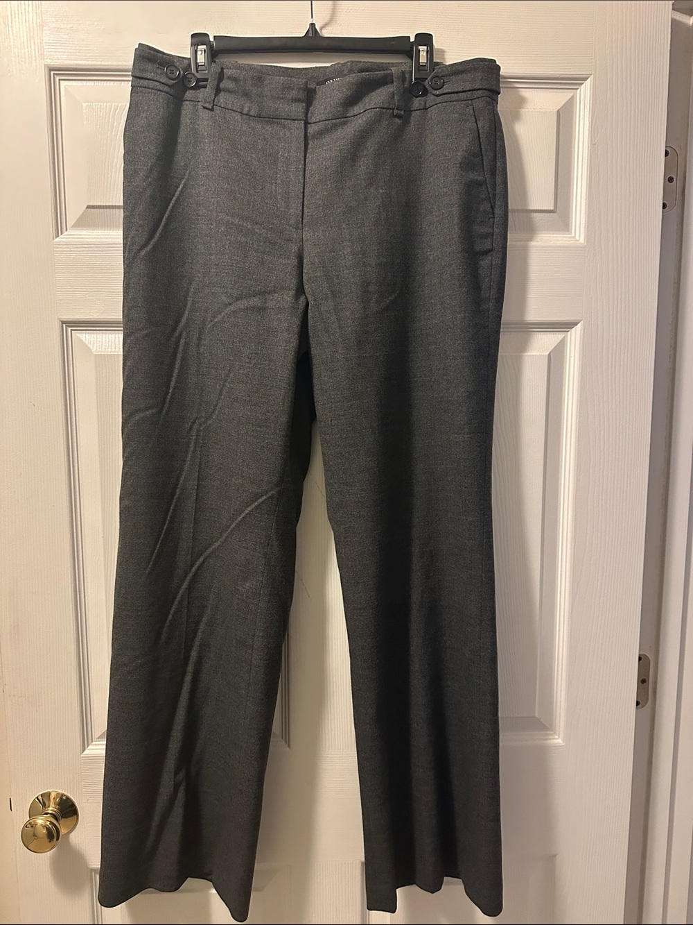 Women’s Ann Taylor Classic Gray Dress Pants - Tailored Straight Fit - Size 14